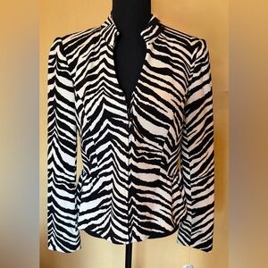 Zebra Print Women's Jacket